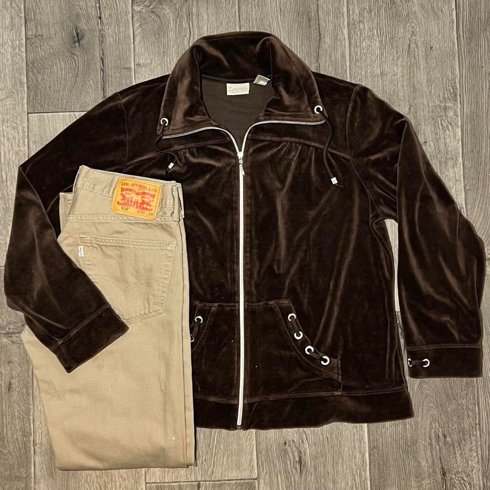 Chico’s Brown Oversized Zip up Jacket | Size 3 |